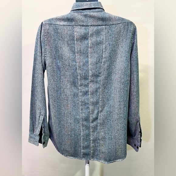 HOWE Men's gray/blue Creative Workforce #65 long sleeve button down size L - Picture 5 of 13